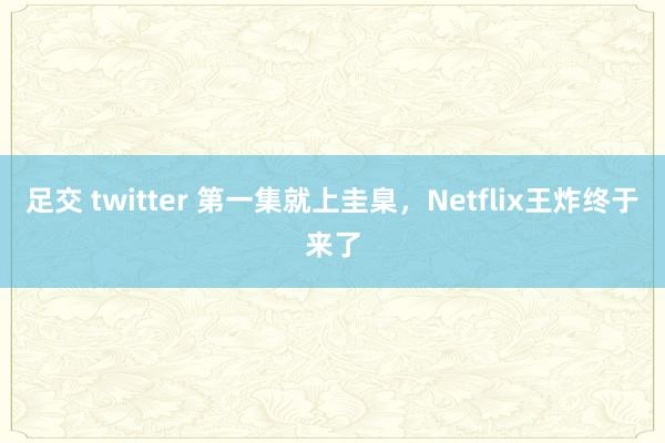 足交 twitter 第一集就上圭臬，Netflix王炸终于来了